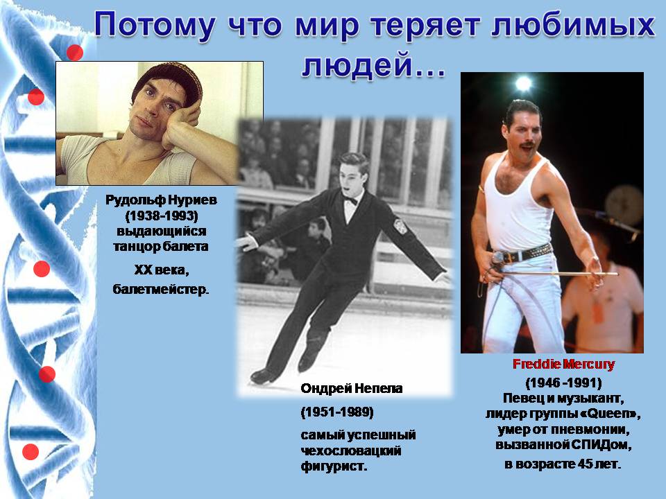 Спид певец. Freddie Mercury и Нуриев.